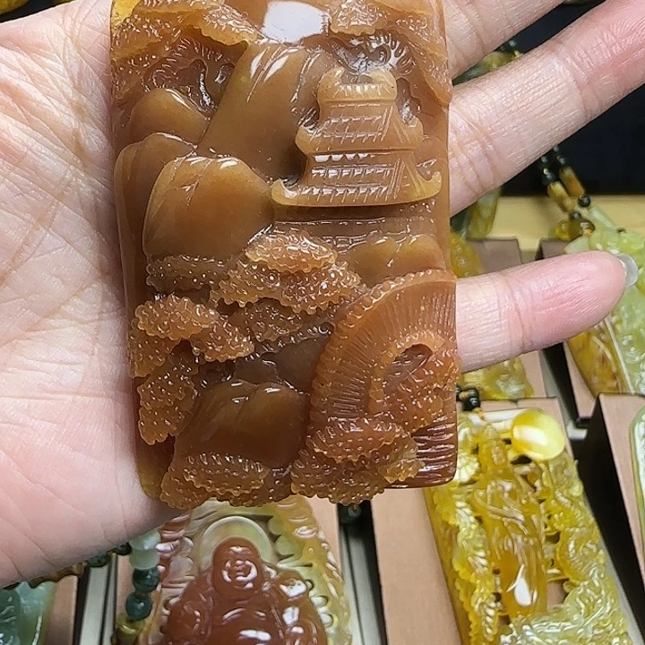 未镶嵌蛇纹石玉颈饰