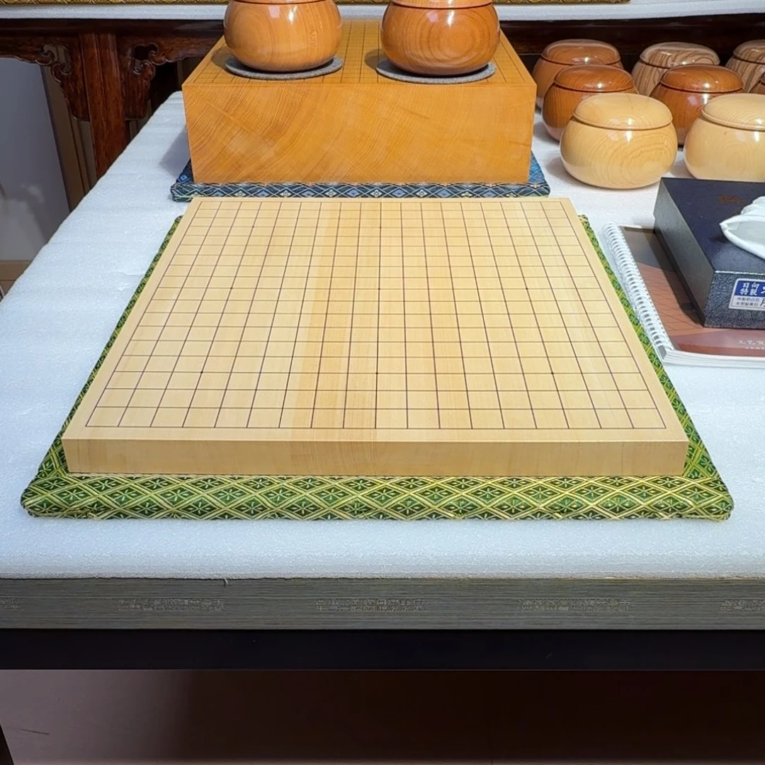木质桧木1寸拼盘围棋盘