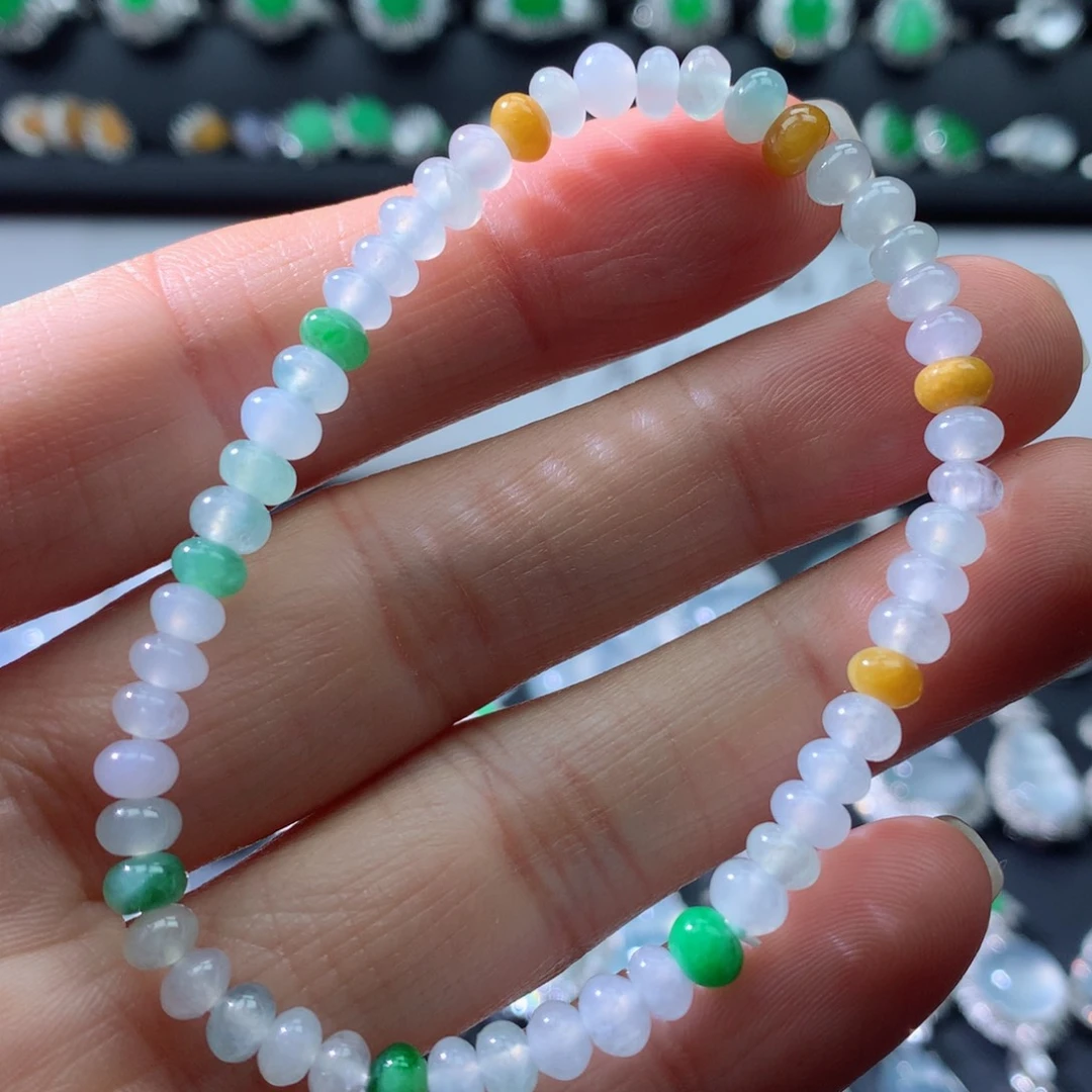 未镶嵌手链翡翠翡翠