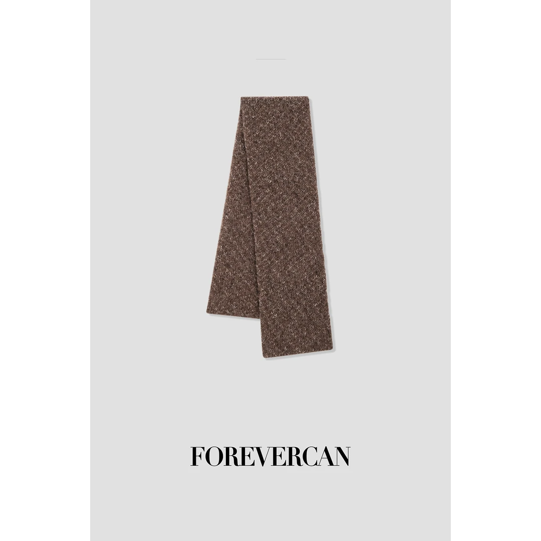 FOREVERCAN【新品彩蛋】咖色围巾 SS25375