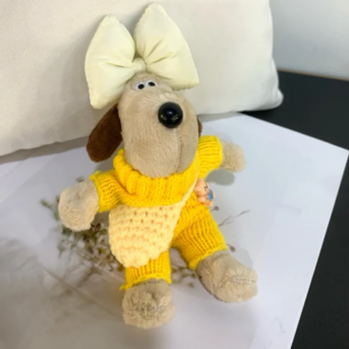 呆萌甜美风立体毛绒公仔钥匙扣可爱汽车钥匙包挂饰女朋友礼物