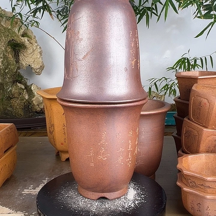 禪***海紫砂花盆紫砂花盆2个