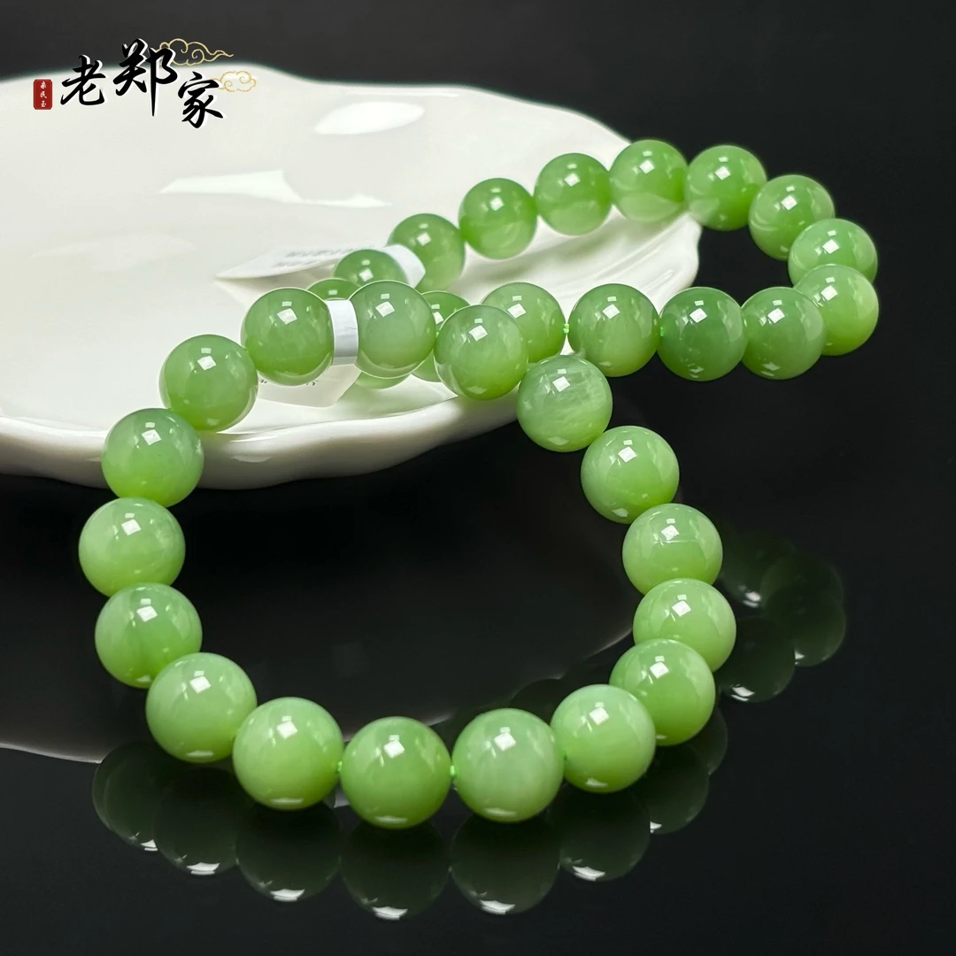 【老郑家】和田玉手串 BXG264 多样性发一件 约11mm+