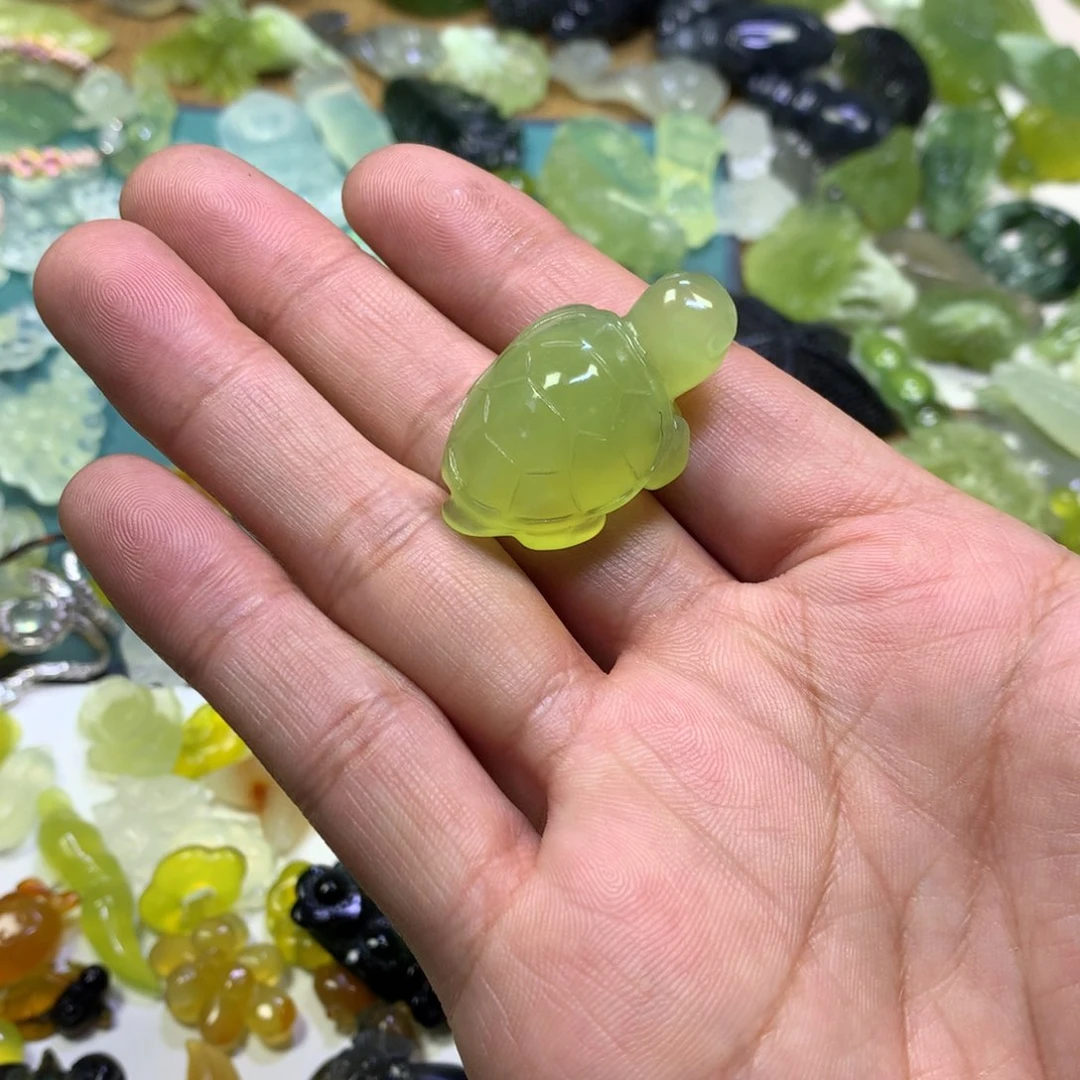 岫玉颈饰未镶嵌?*梦龟龟