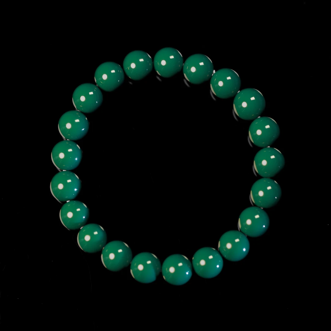 【大吉出品】LQ专属-手链地狱色圆珠手串男女款文玩单圈手链