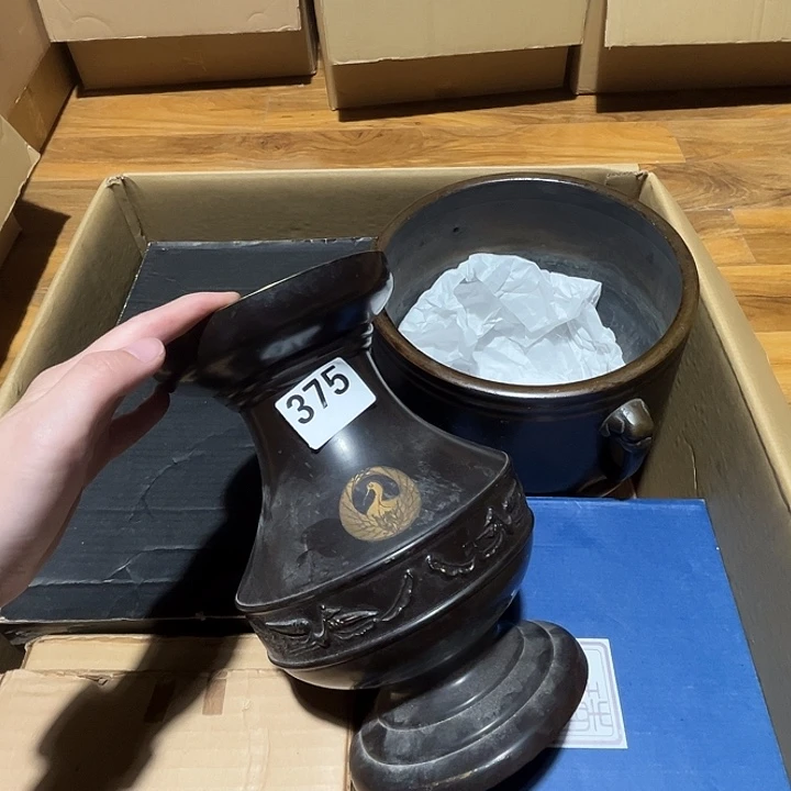 瓷片呀工艺品摆件瓷器摆件正能量