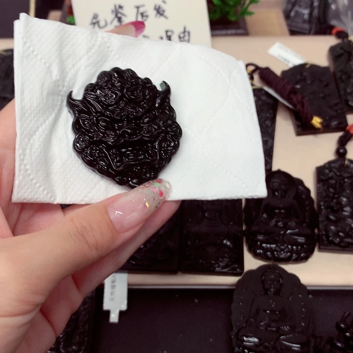 天然a货钢琴黑挂件