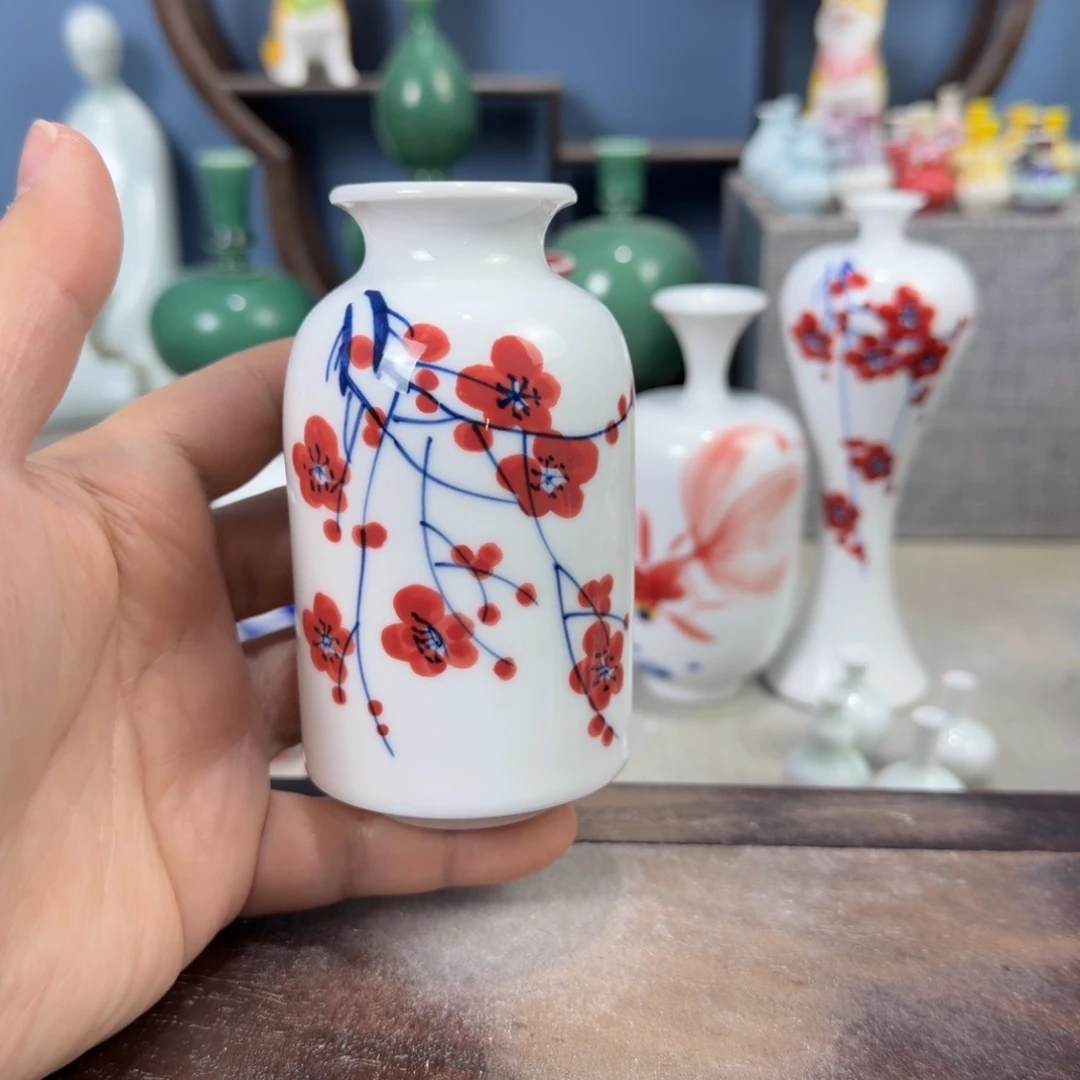 陶瓷手工小花器摆件