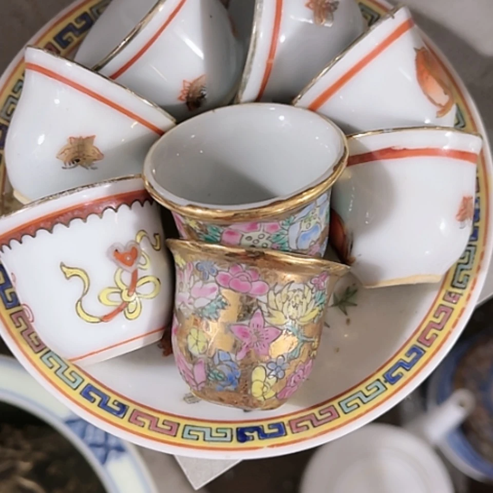 【闪购商品】紫砂盖碗用****2小杯子8个
