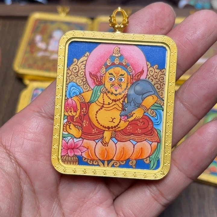 颈饰玻璃藏传喜马拉雅