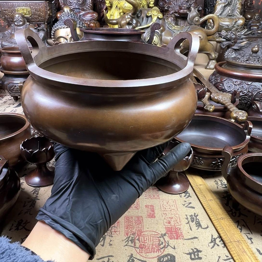 香炉 家用供香炉 风水摆件 聚宝盆 家居摆件