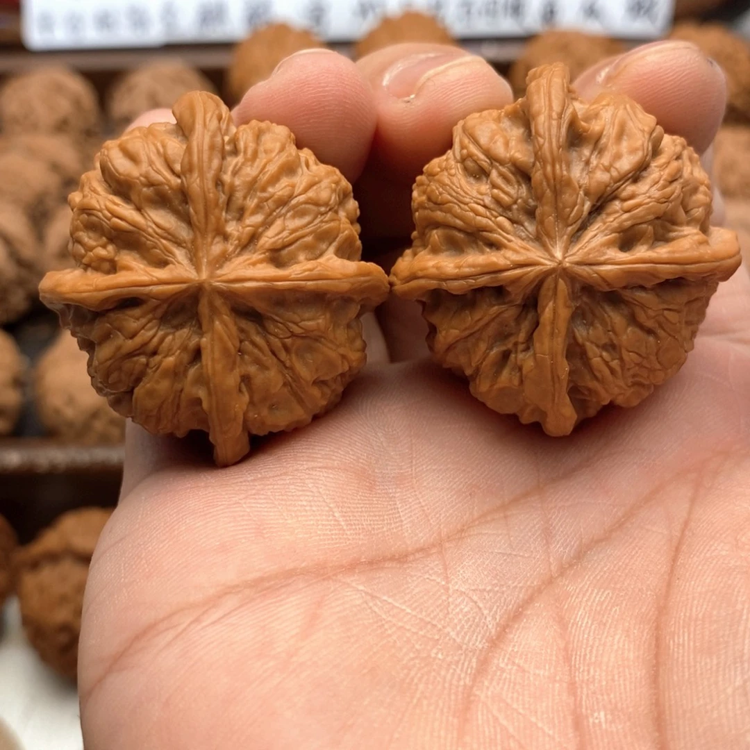 吊坠文玩核桃40尺 全品雨花石正四棱 78