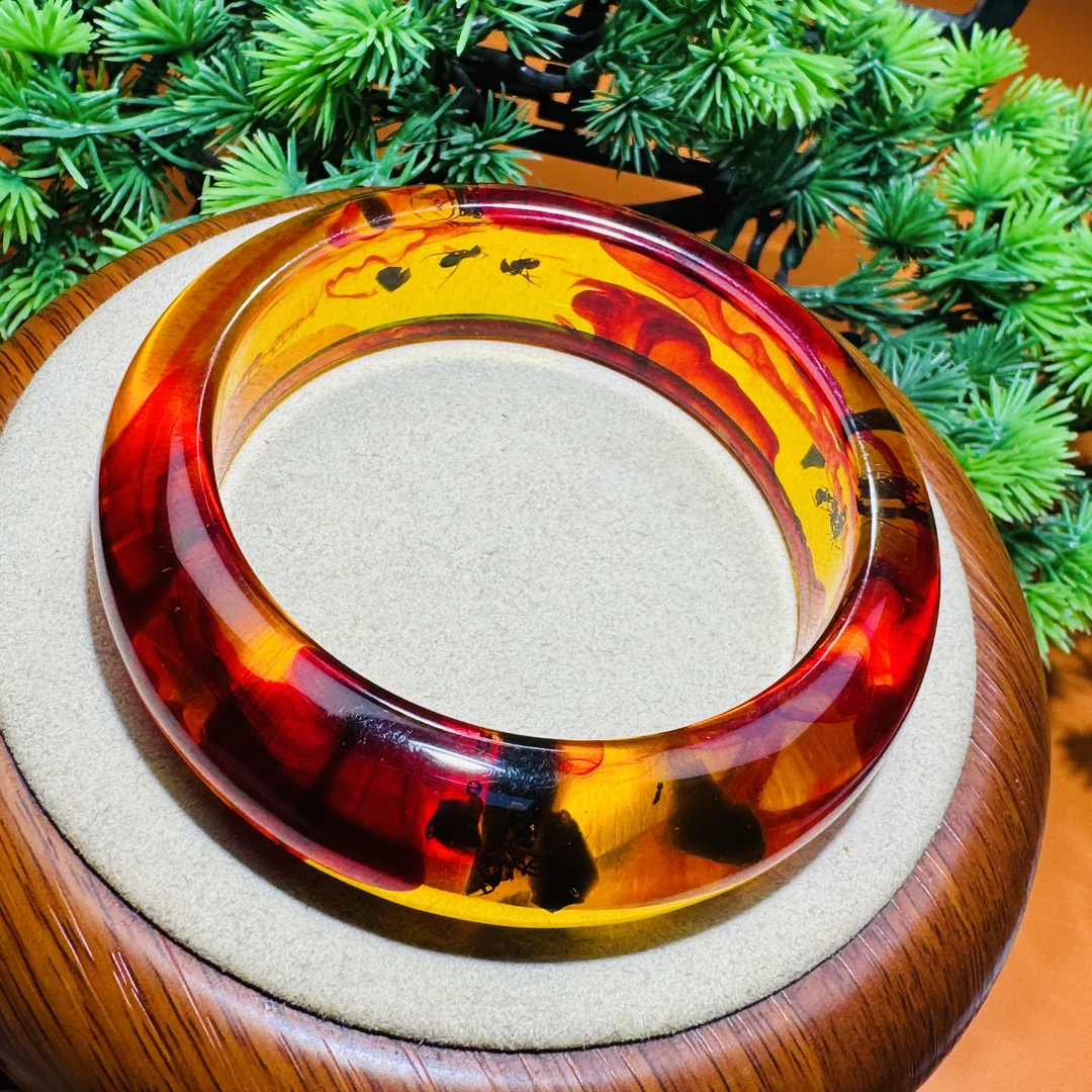 血泊承暖____神农灵草珀DIY串珠百搭L077