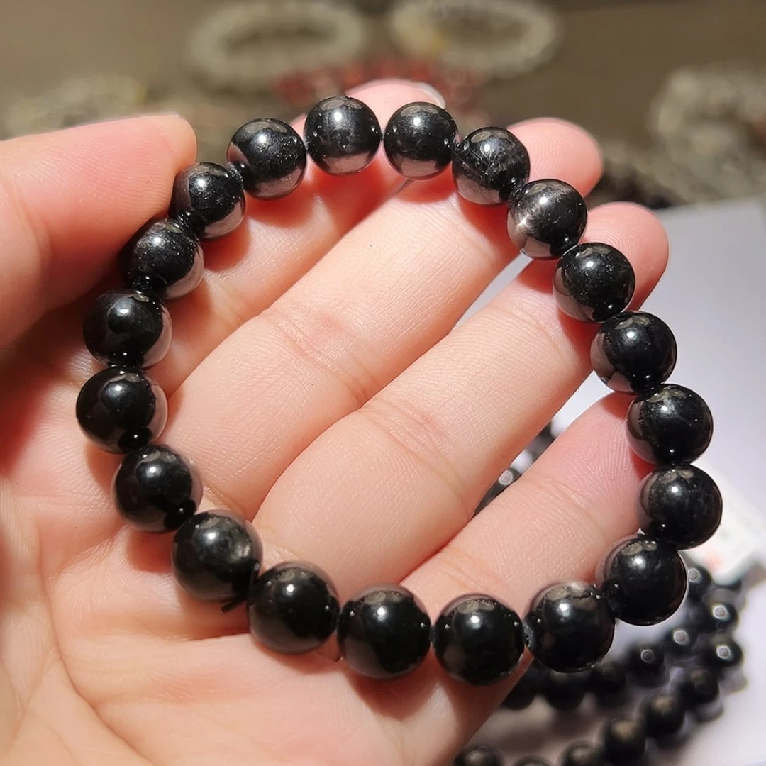 水晶手链未镶嵌金运石9毫米