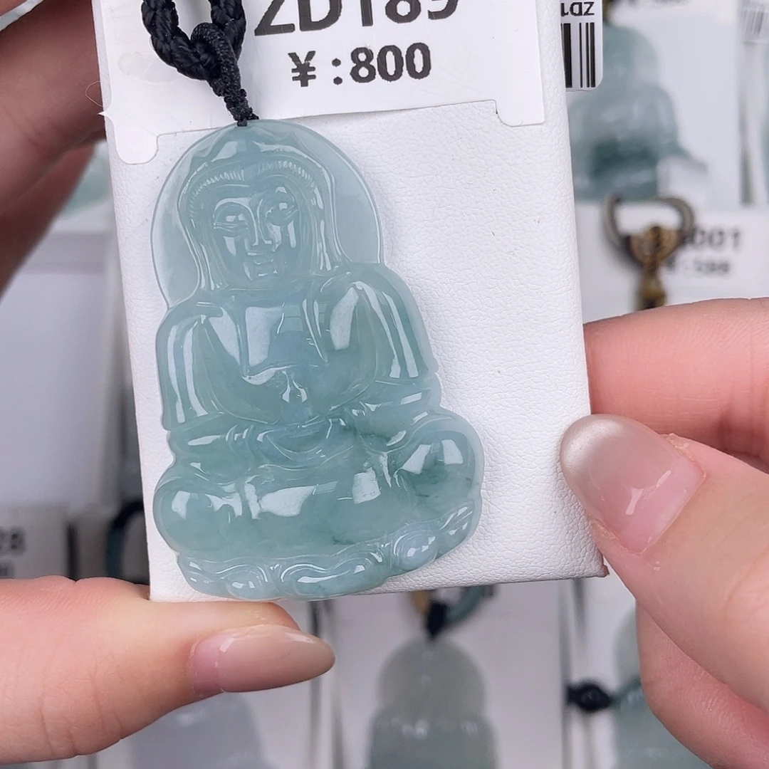 翡翠未镶嵌颈饰zd189