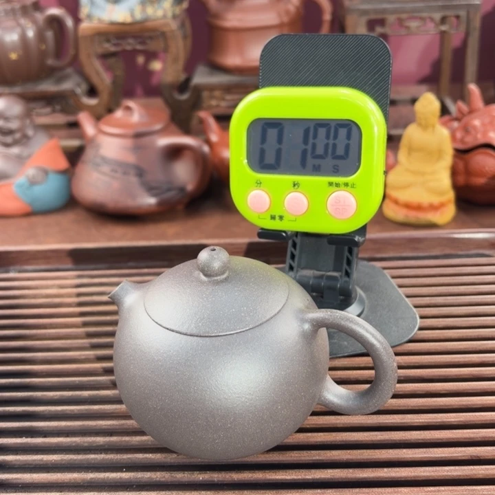 一***叶紫砂茶壶宜兴原矿天青190