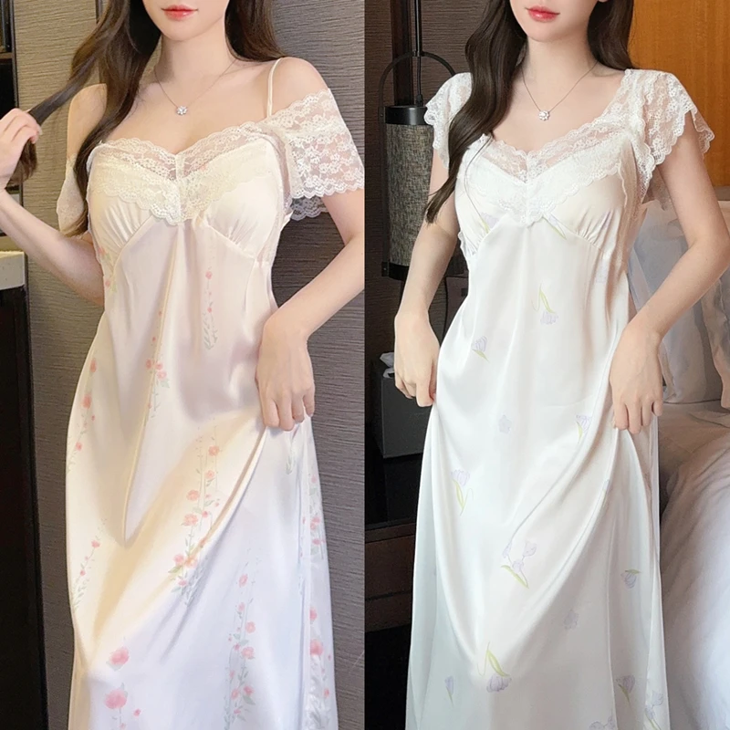 【熹锦眠】2025年新款睡衣女夏季爆款性感简约可爱甜美春夏睡衣睡裙