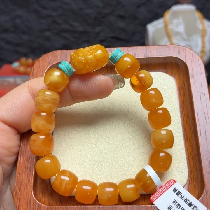 蜜蜡未镶嵌手链手串