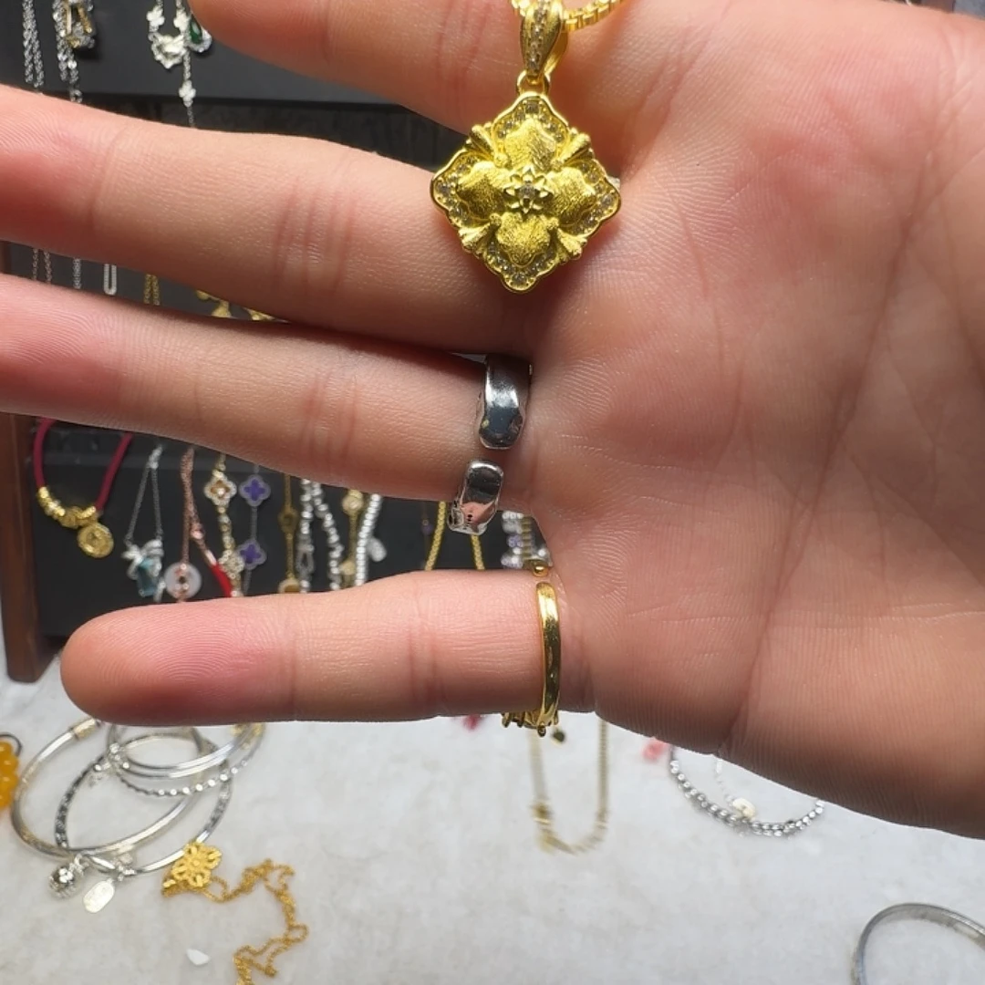 高***੭925银布布项链12345