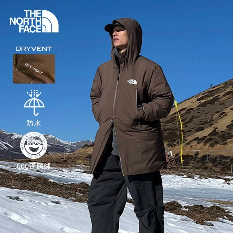 北面男TNF Range棉羽混合鹅绒服防水保暖中长款TheNorthFace|8AYH