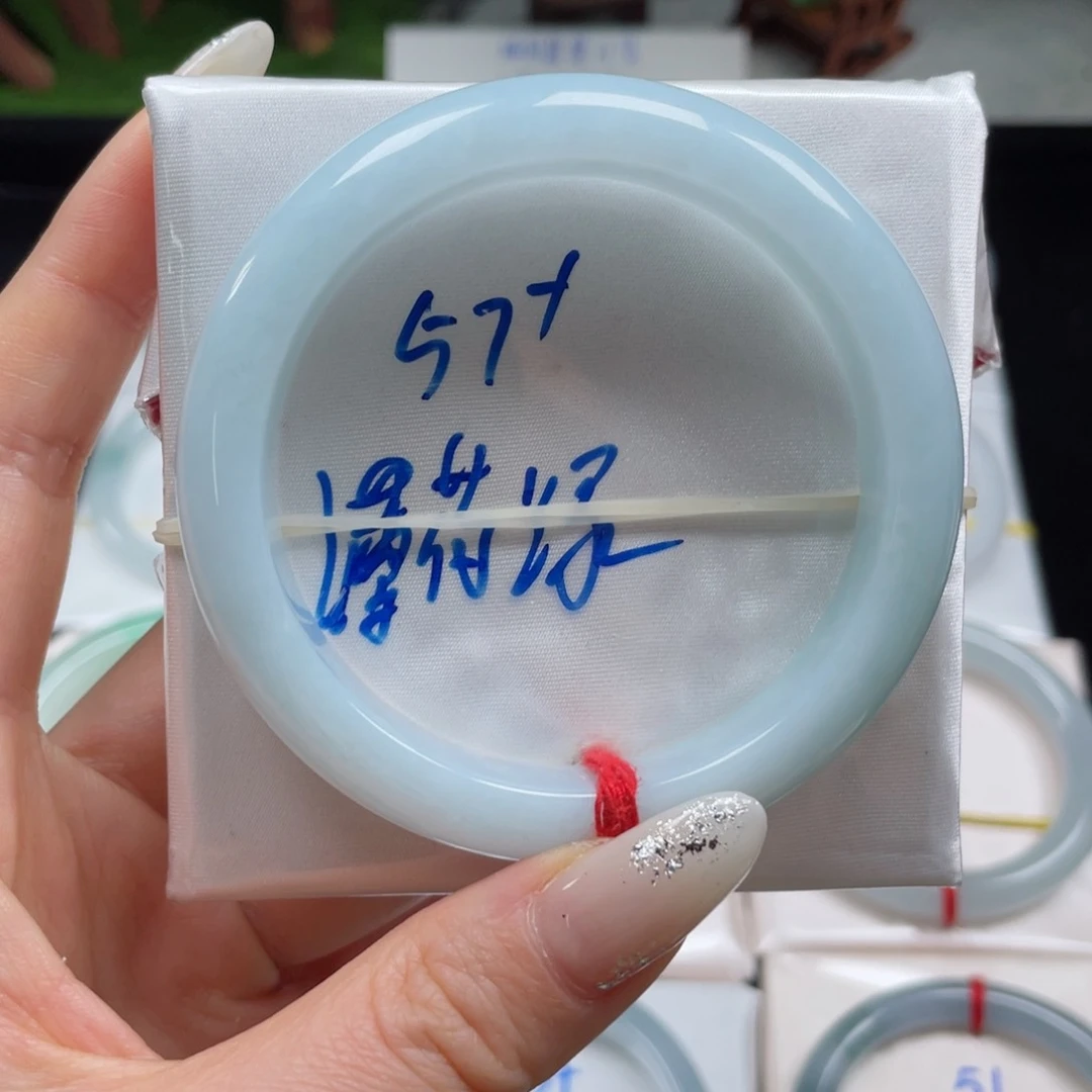 翡翠手镯未镶嵌缅甸翡翠手镯30