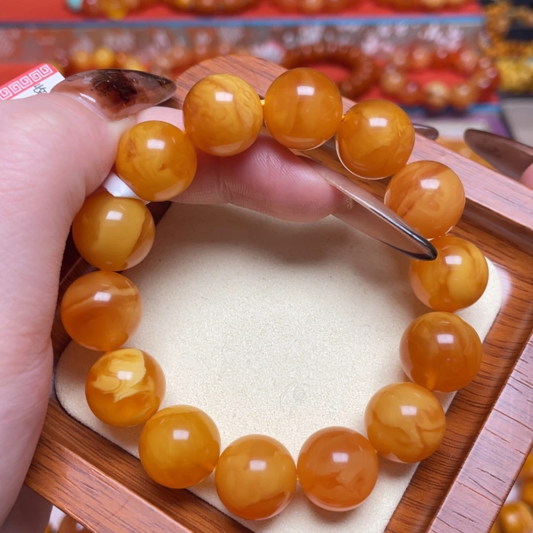 蜜蜡未镶嵌手链手串