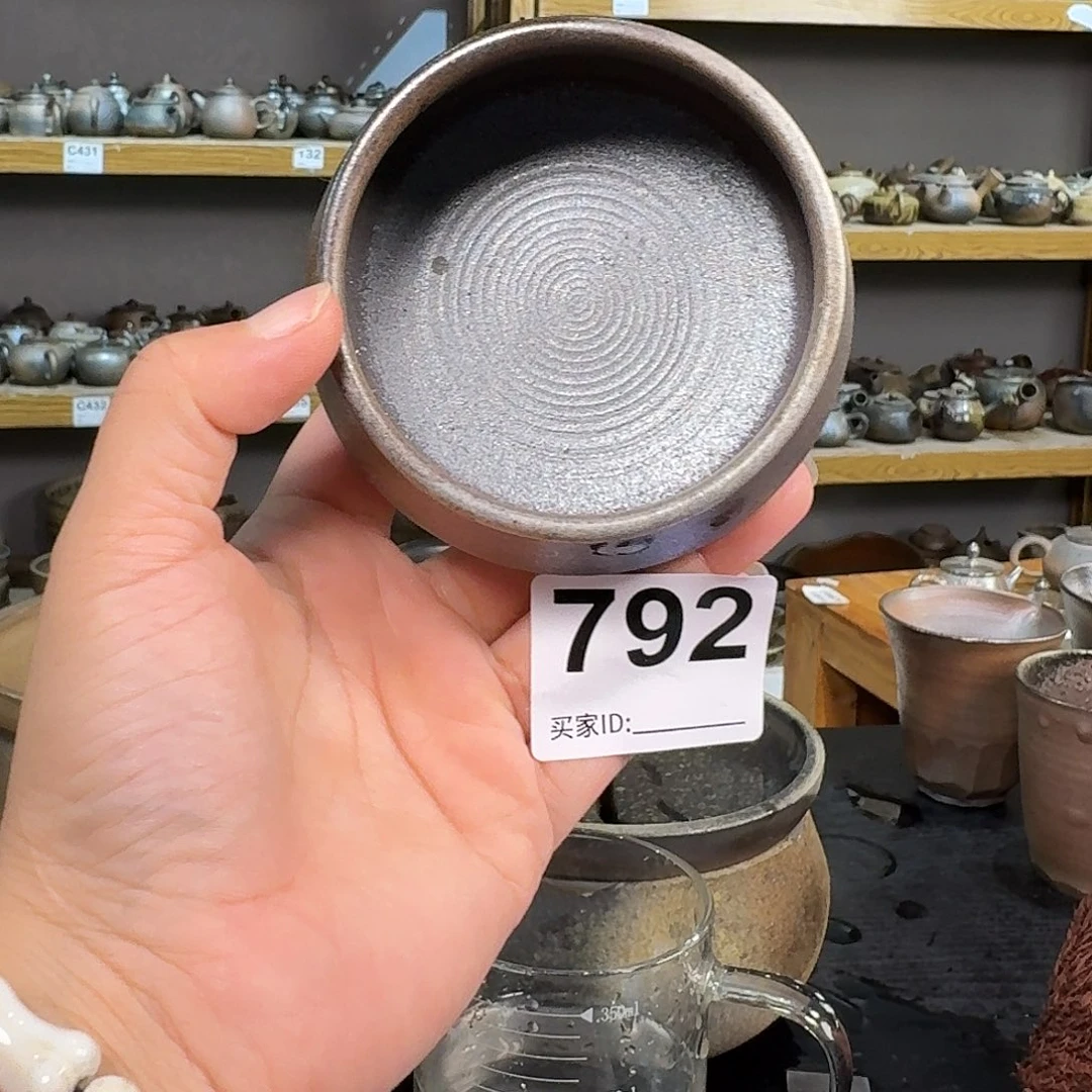 坭兴陶柴烧全手工原矿泥料杯