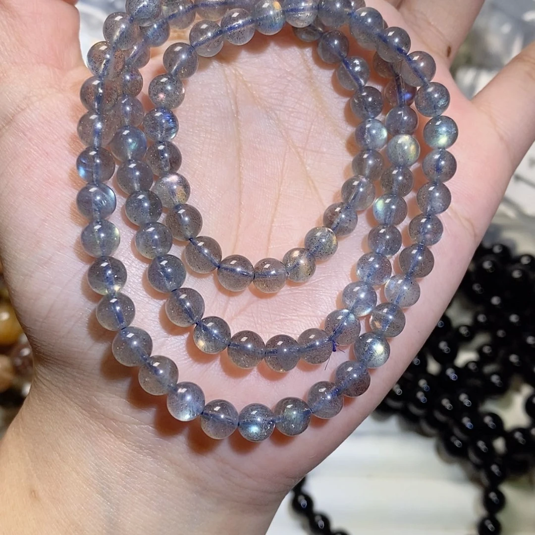 【闪购商品】水晶手链银S925镶嵌灰月光390