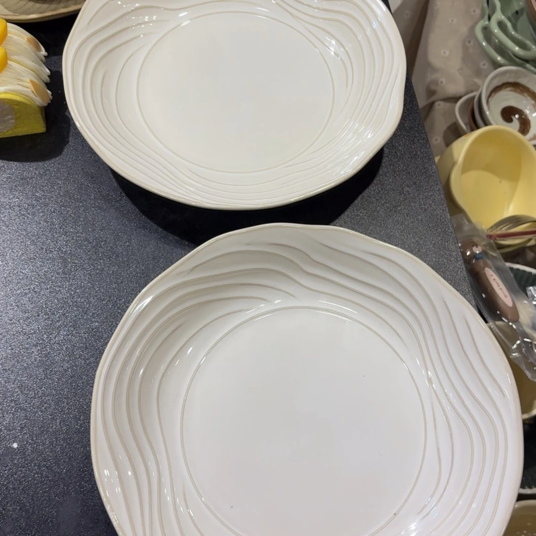 瓷微微瑕特价处理两个10寸