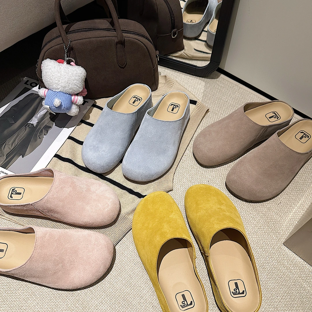 【小杨姐专属】TS单鞋2025春季新款厚底增高半拖鞋女外穿MTB57577-Y