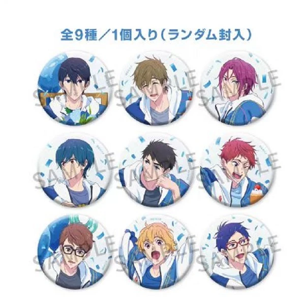 【free男子游泳部】十一周年生日会吧唧 徽章 潮玩盲盒（默认代拆）