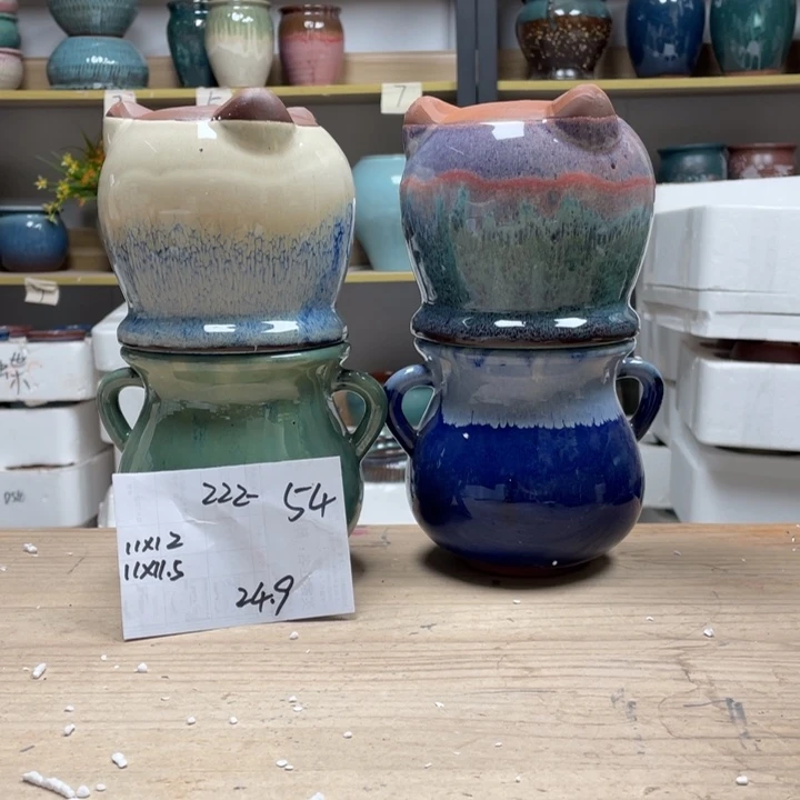 紫砂花盆多肉花盆微瑕54