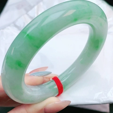 未镶嵌手镯翡翠55圆条882768