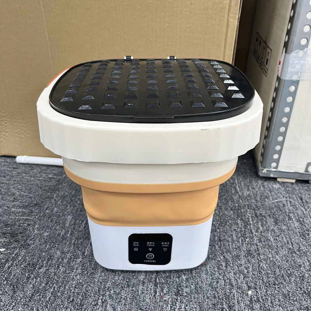 方便实用折叠洗衣机 洗袜子洗内裤【颜色随机】