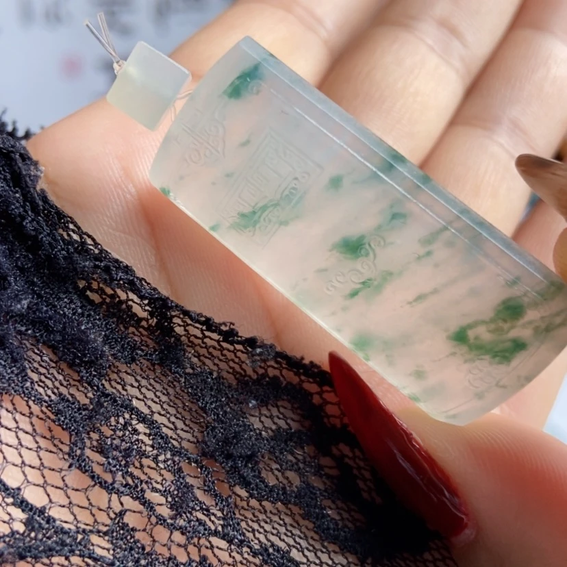 【闪购商品】未镶嵌定制翡翠无事牌