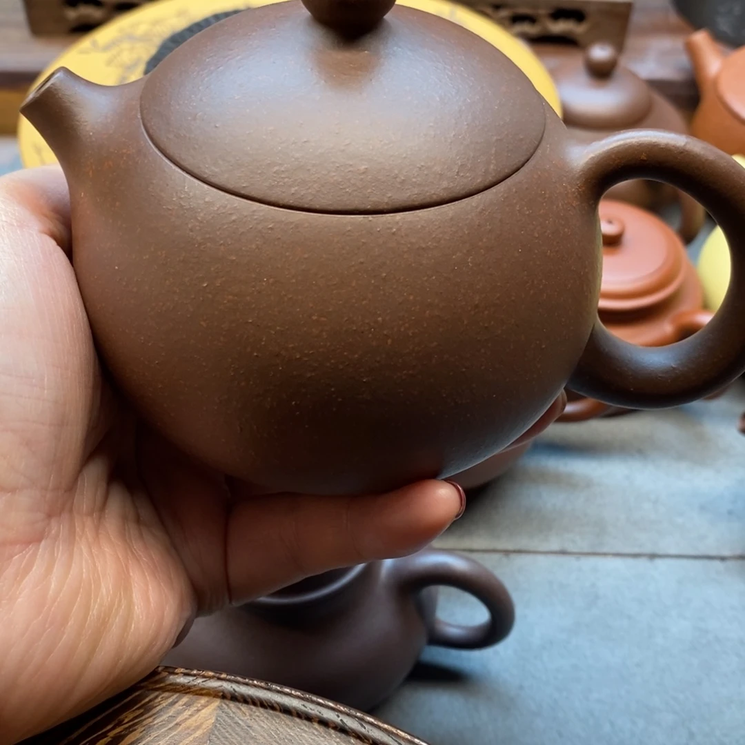 紫砂茶壶9***6西施壶（老紫泥）