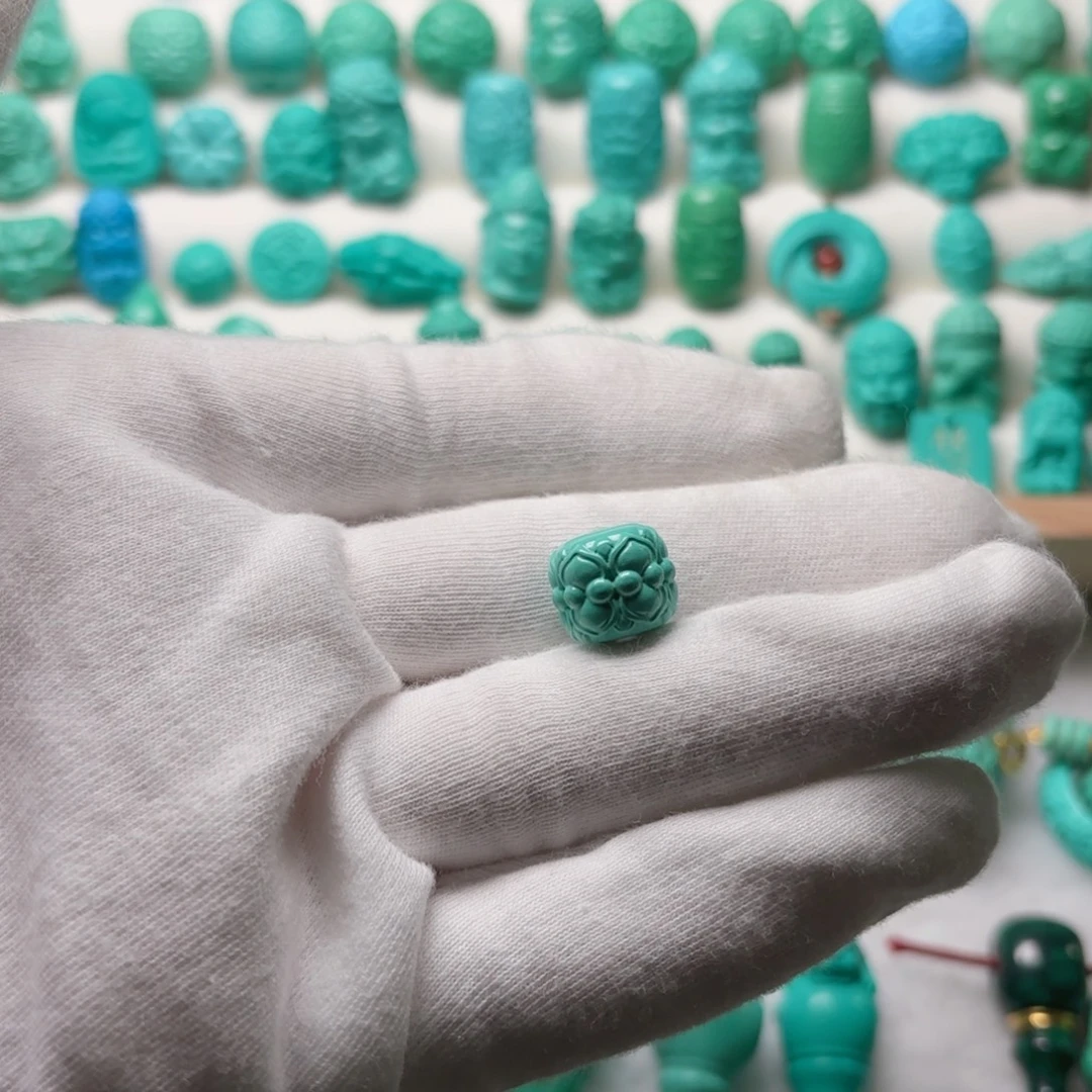 A***-12尺寸并蒂莲绿料