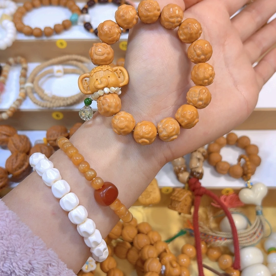 吊坠星月菩提全品猴头小羊加吉象