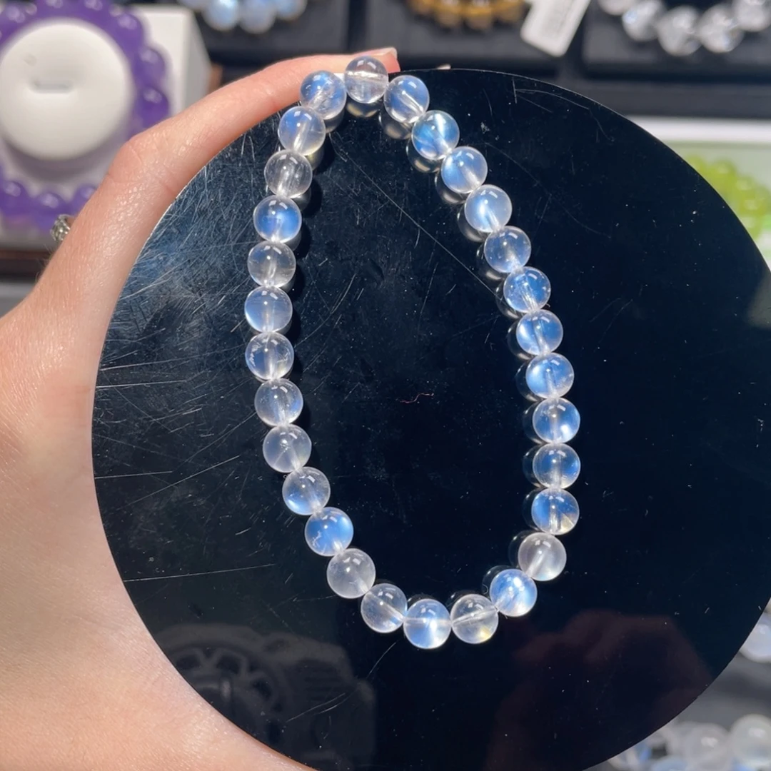 手链未镶嵌长石毕业级蓝月光6m+