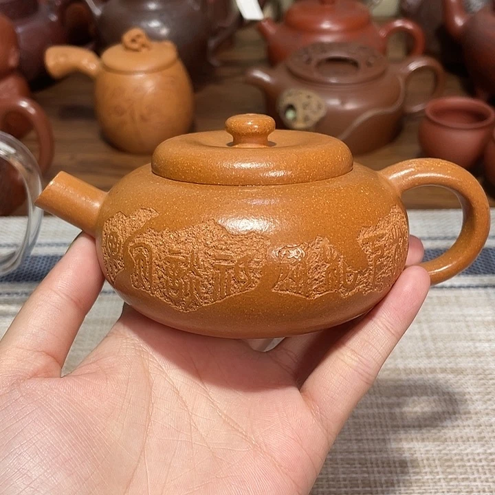 茶杯紫砂粉***奇紫砂宜兴紫砂壶微瑕