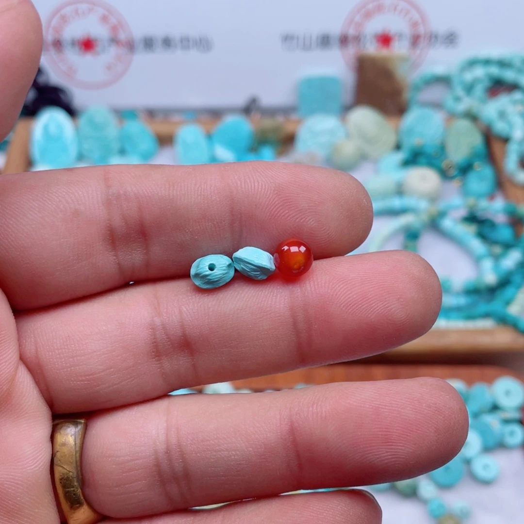 南红玛瑙未镶嵌颈饰896
