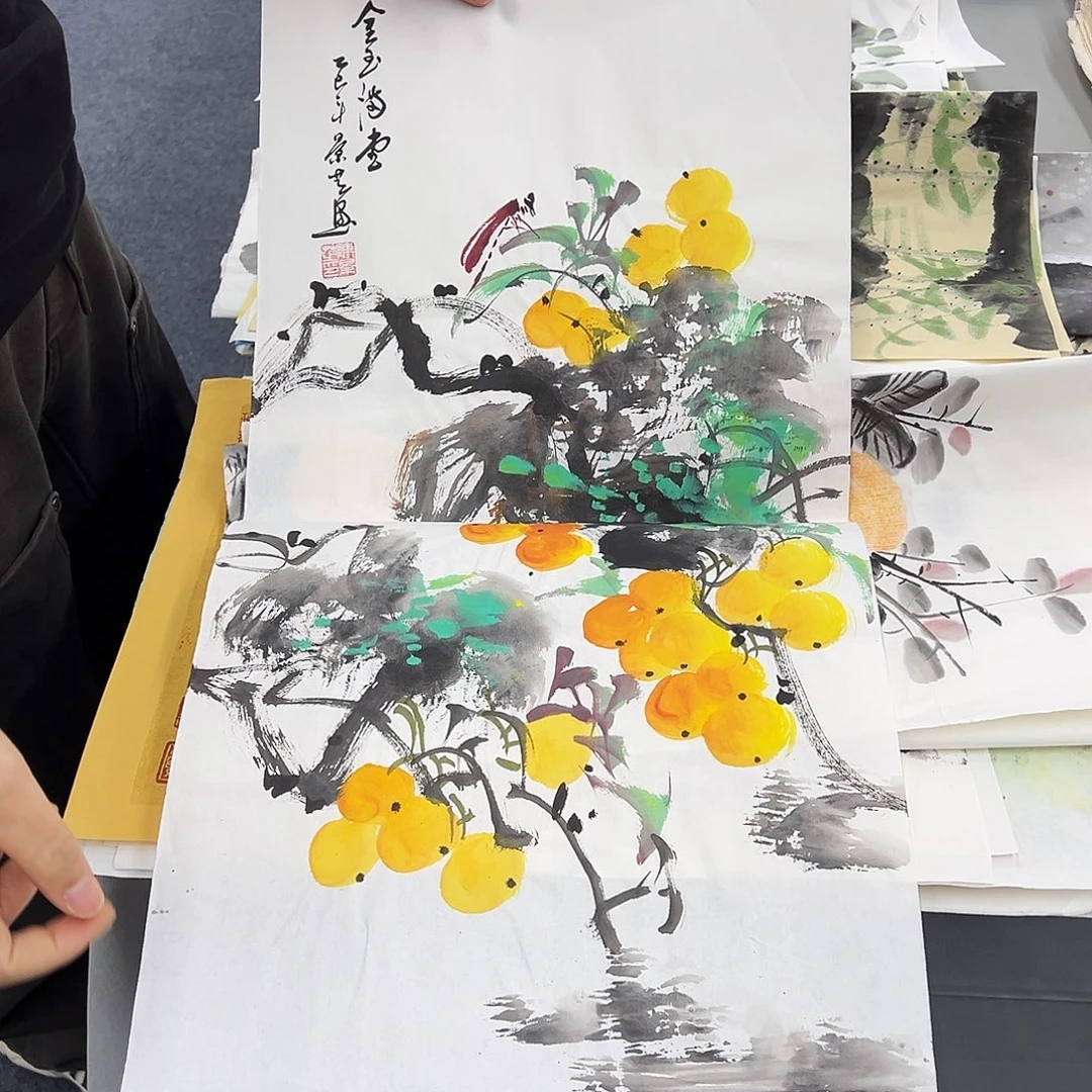 国画纯手绘作品欣赏