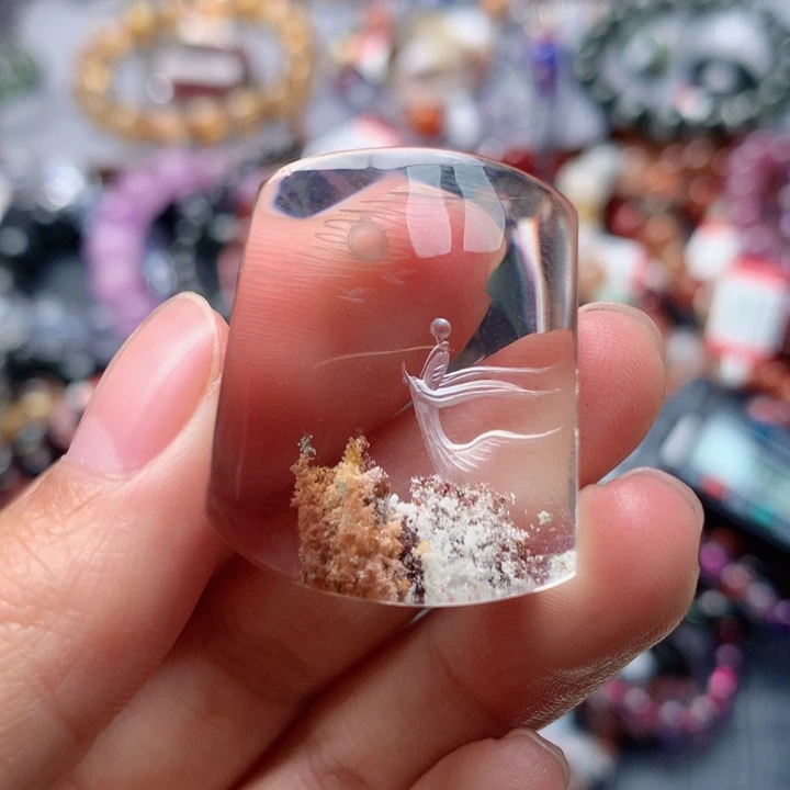 水晶吊坠(不含链)未镶嵌