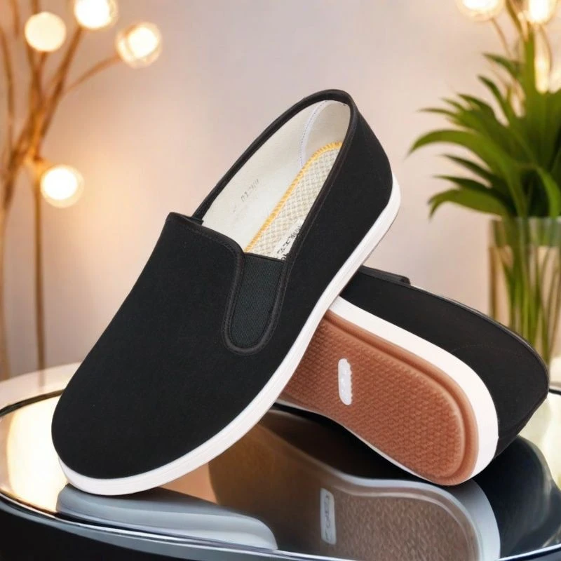 裕福华615正品新款布鞋男士耐磨透气休闲软底防滑轻便舒适爸爸鞋