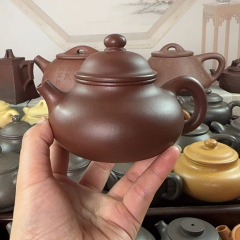 茶壶紫砂底槽清料230cc