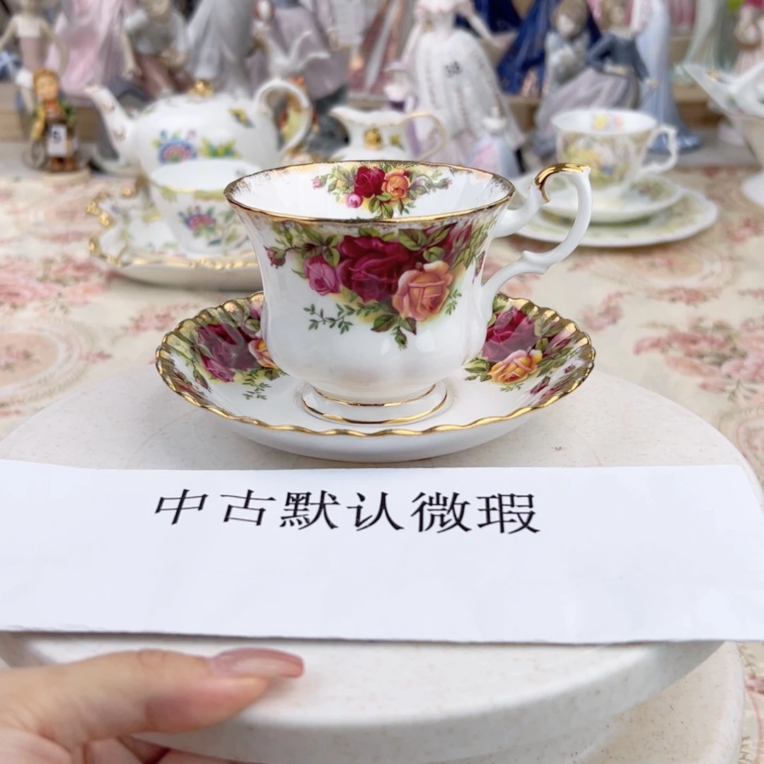 瓷片中古默认微瑕。     脱金
