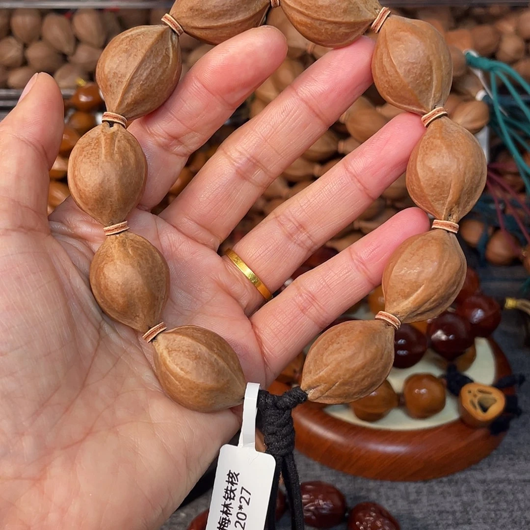 @***步橄榄核手串/手链梅林铁核2027手串