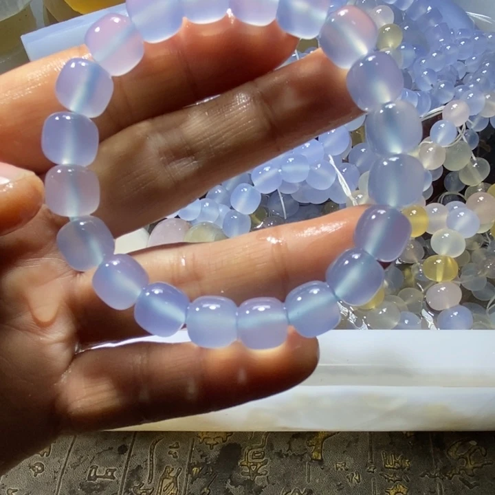 玛瑙/玉髓未镶嵌手链