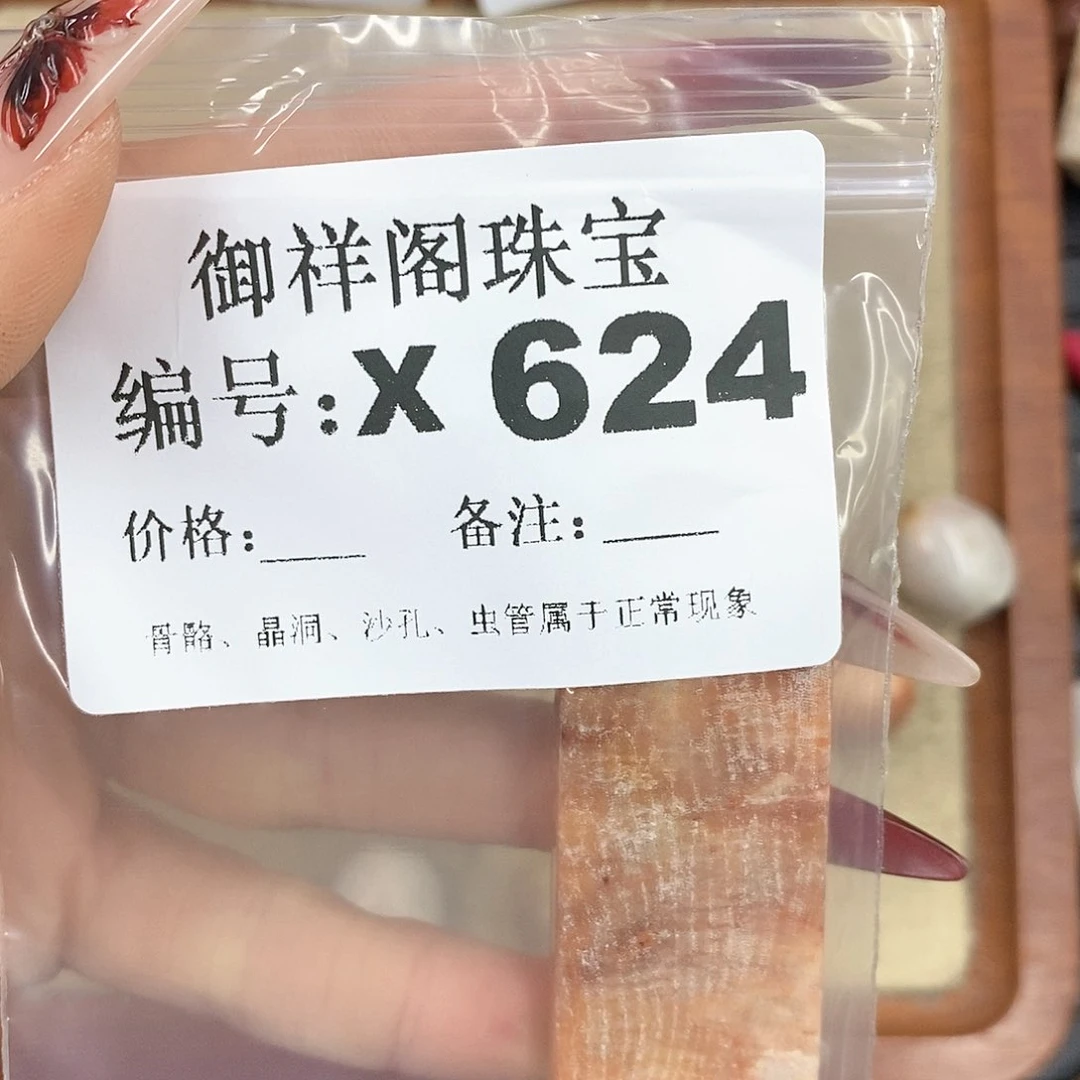 硅化珊瑚（珊瑚玉）颈饰未镶嵌冬*