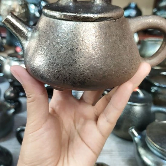 建水紫陶柴烧特价壶